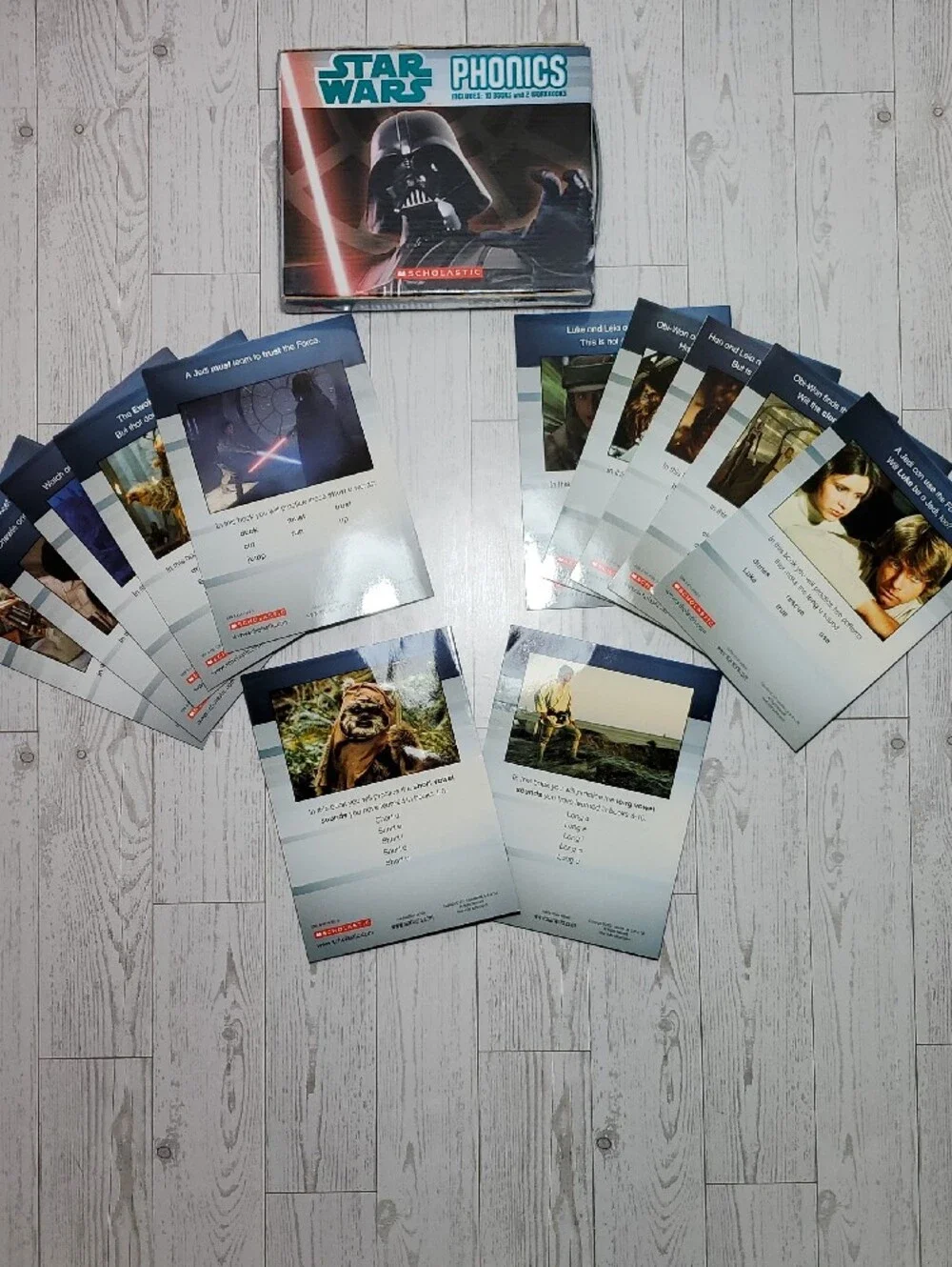 Scholastic Star Wars Phonics Books 12 Collection Box Set
